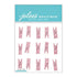 Pink Glitter Clothespins / 15 Mini Pinzas Rosas con Brillo Adornos / Embellishments Jolee&