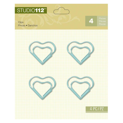 Blue Heart Clips / Clips de Corazón Azul Agendas y Journals Studio 112