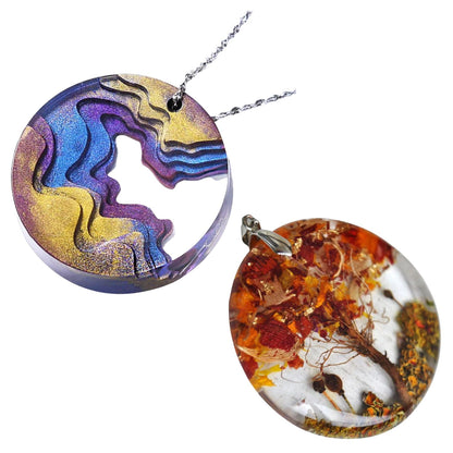 Pendant SIlicone Molds / Moldes de Silicón para Pendientes o Dijes Resina Epóxica y Accesorios We R Memory Keepers