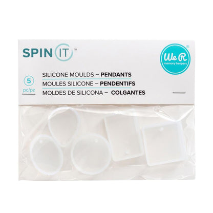 Pendant SIlicone Molds / Moldes de Silicón para Pendientes o Dijes Resina Epóxica y Accesorios We R Memory Keepers
