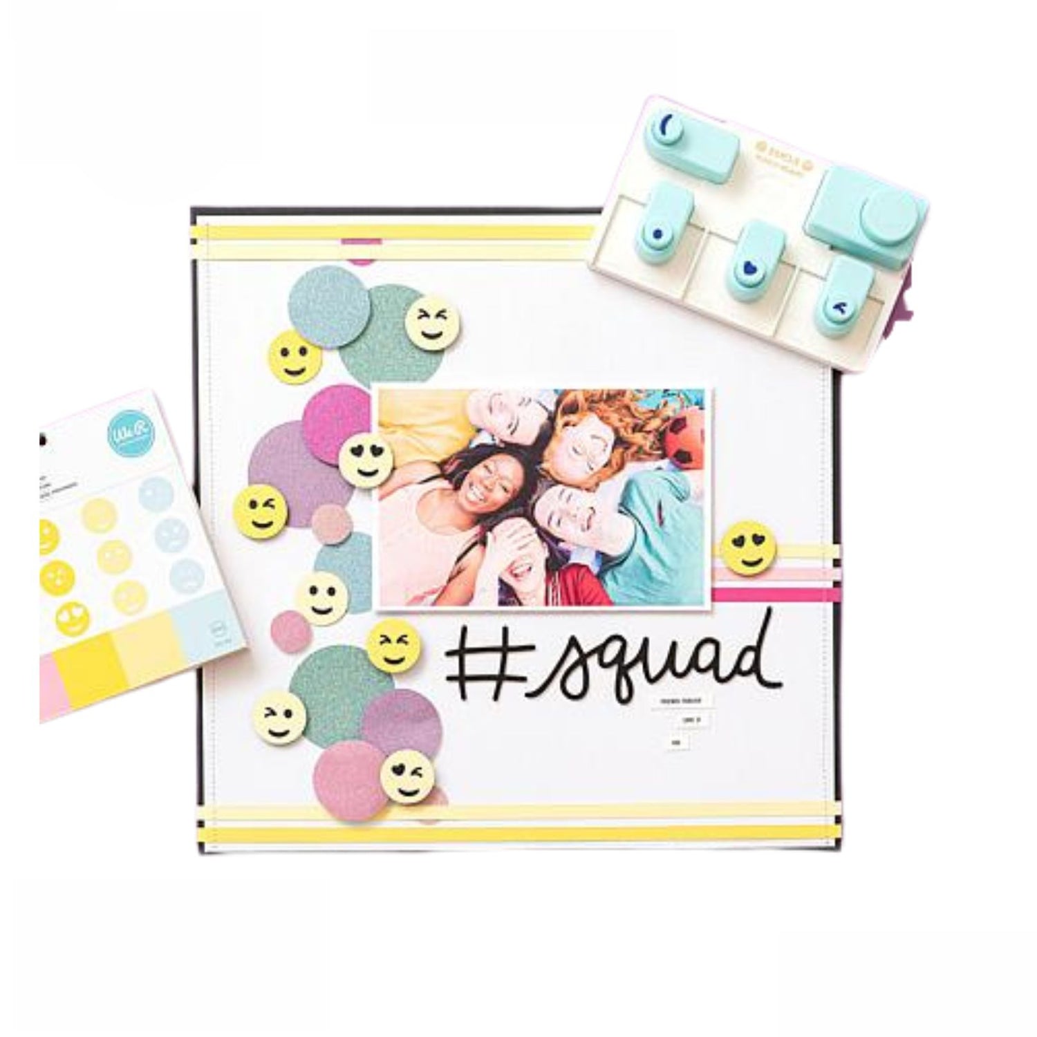 Emoji Punch Board / Tabla Para Hacer Caritas Herramientas para Planners y Journals We R Memory Keepers