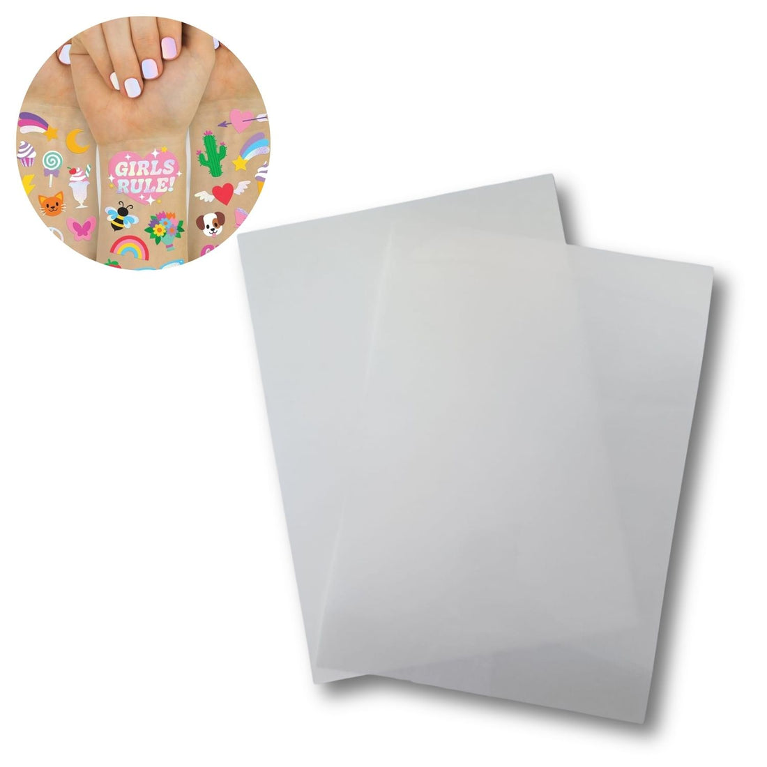 Magic Tattoo / Papel Tatuajes Temporales Angie Guerra Acetato y Especializados Angie Guerra