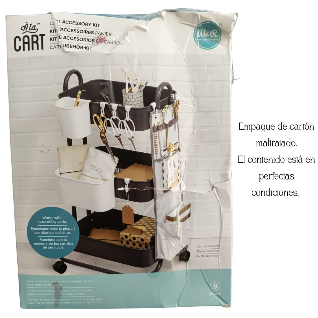 EA A La Cart Cup & Clip Kit / Accesorios Para Carrito Almacenamiento y Organización We R Memory Keepers