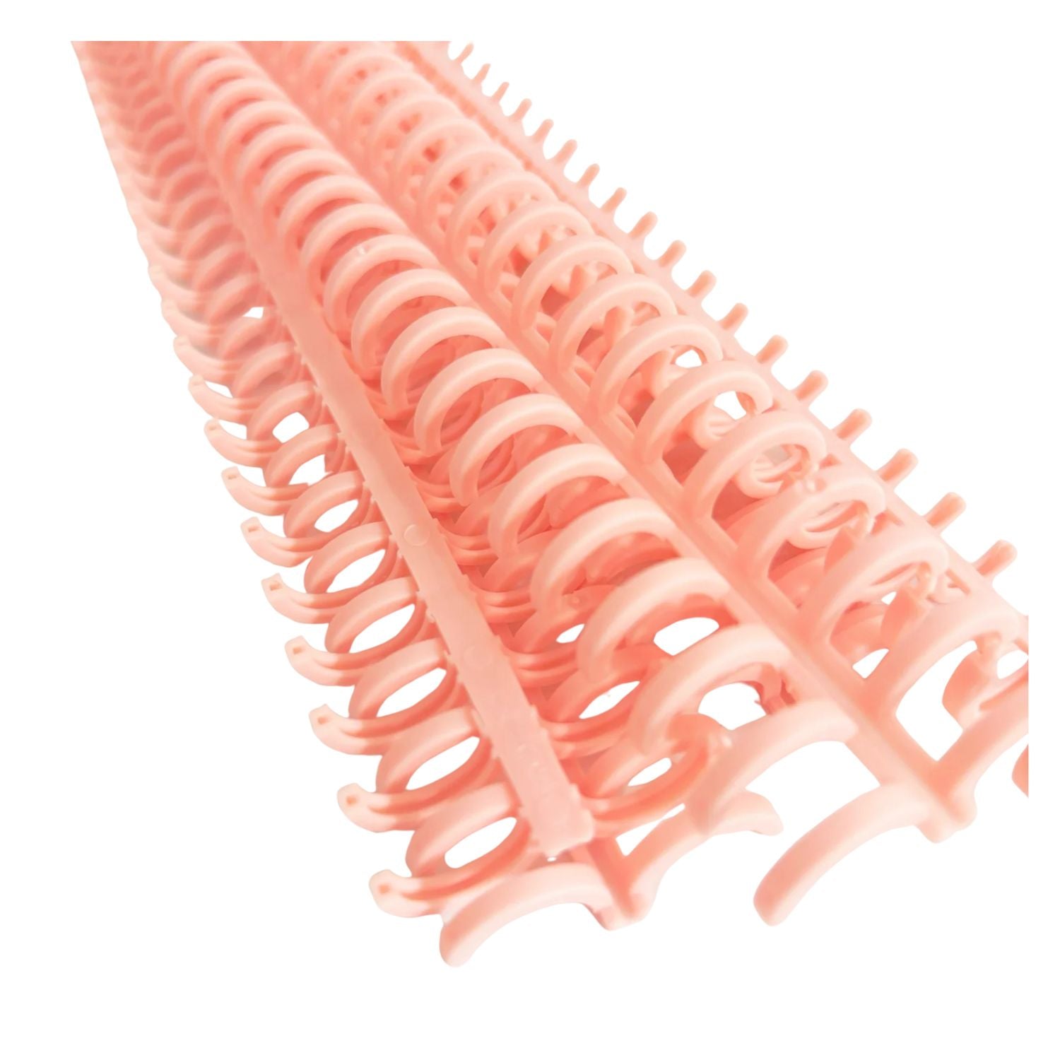 Arillo Para Encuadernación Clip Plástico Rosa Pastel Blush Arillos para Engargolar Angie Guerra