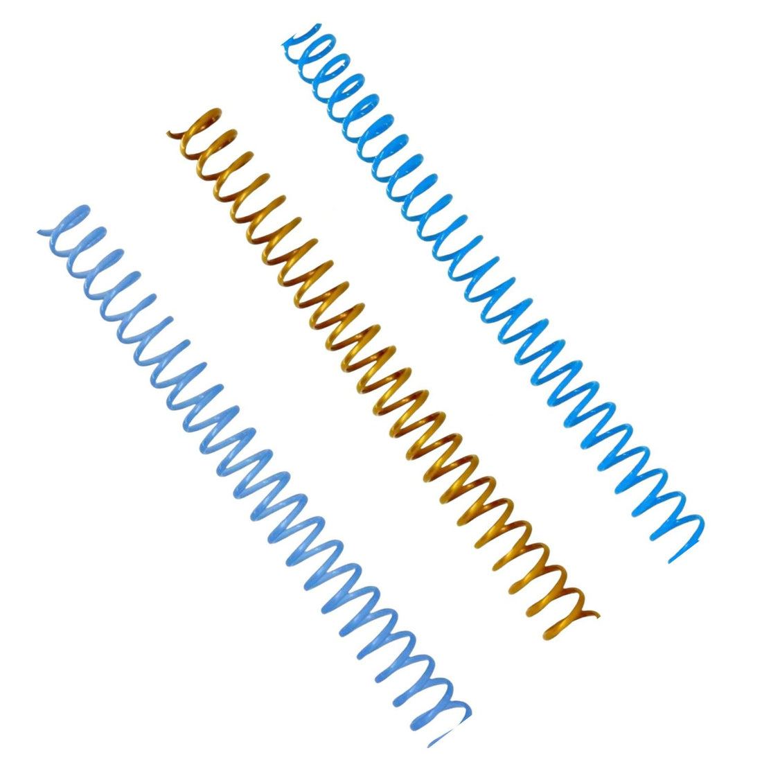 5 Espirales para Encuadernación 4:1, 15mm, Color Mixto