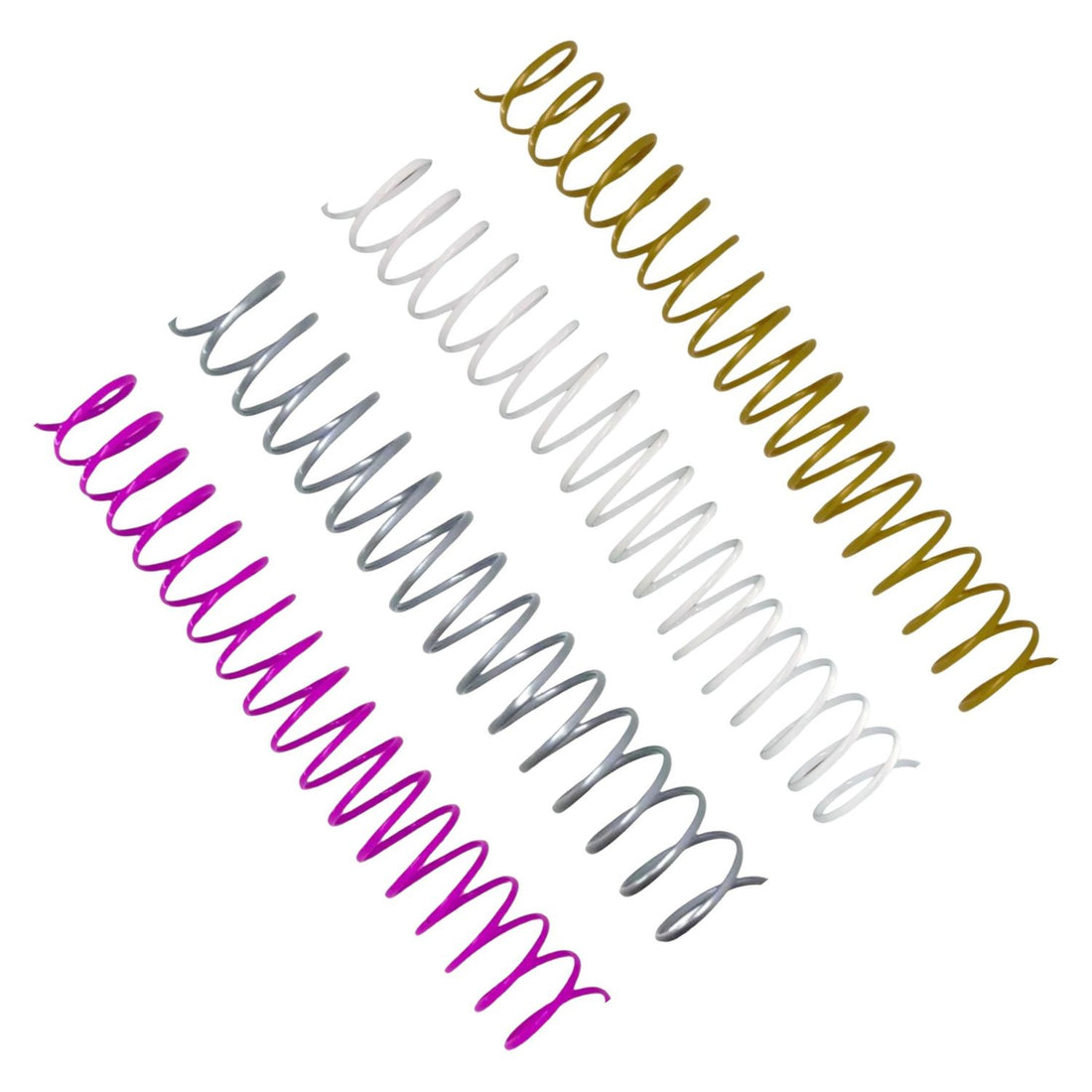 5 Espirales para Encuadernación 3:1, 25mm, Color Mixto