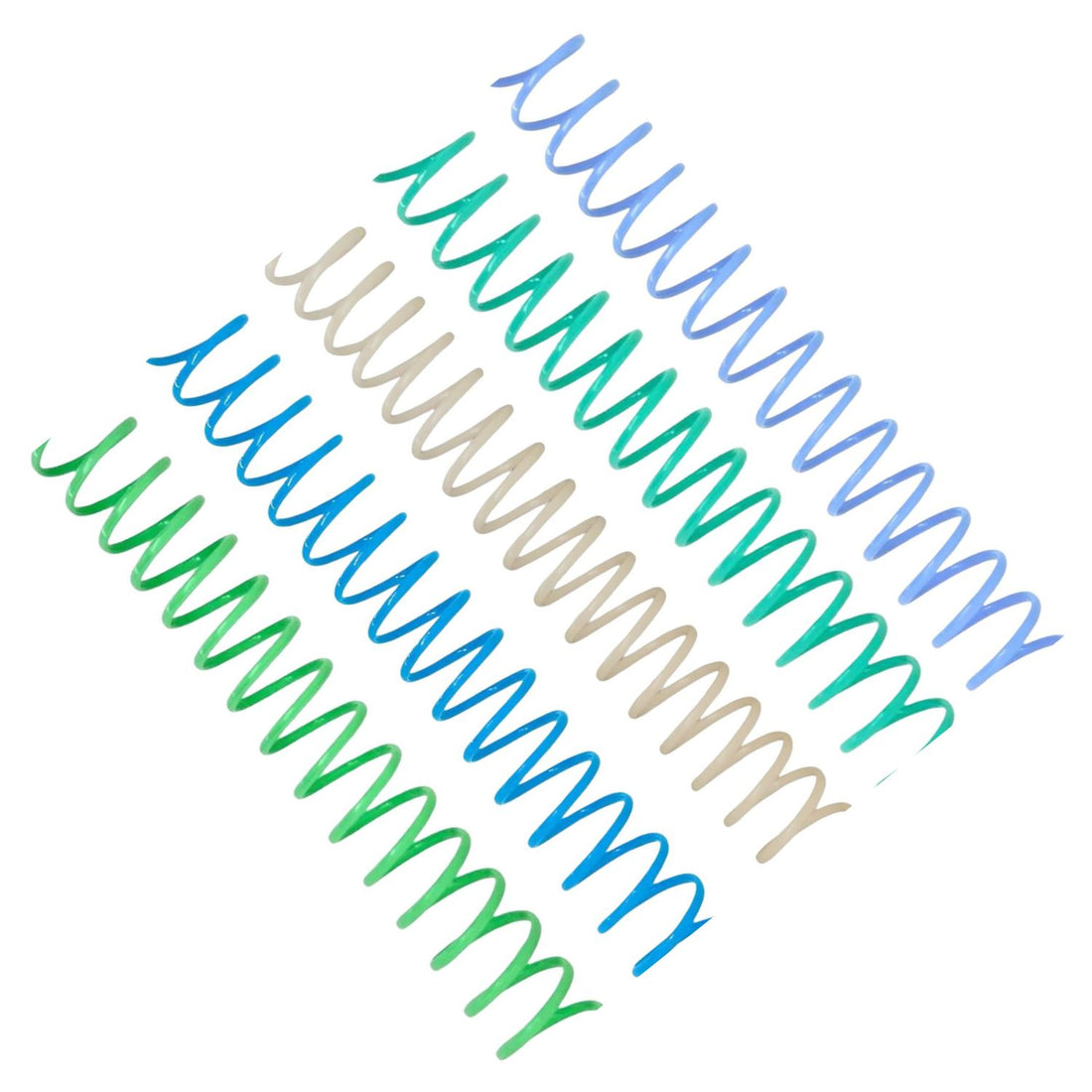 5 Espirales para Encuadernación 3:1, 20mm, Color Mixto