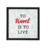 Framed Letterboard with Letters / Tablero de Mensajes 