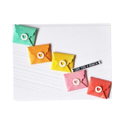 Mini Trifold Notes Dies / Suaje de Sobrecito Mini Dados de Corte / Suajes / Troqueles Waffle Flower