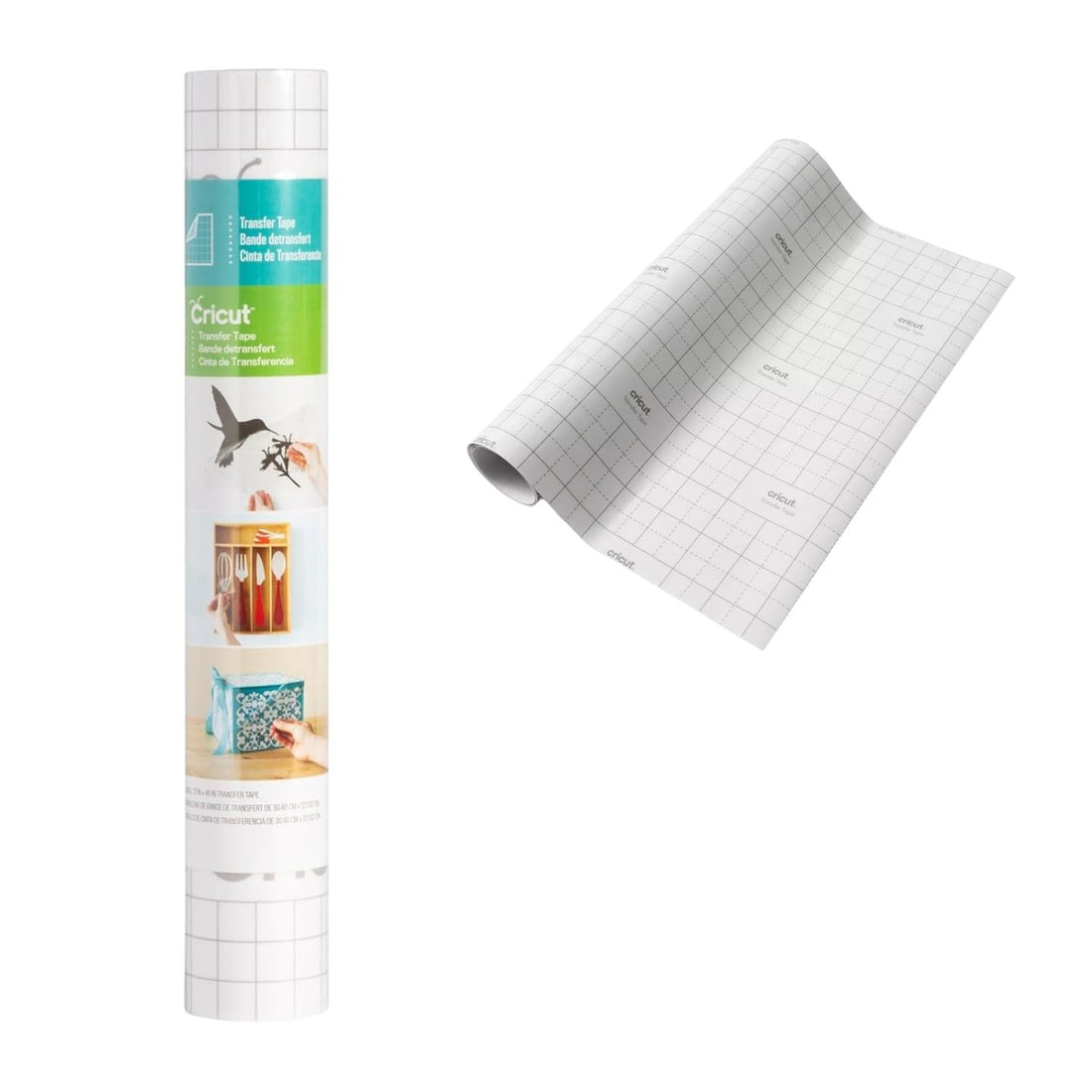Transfer Tape 12 x 48" / Rollo de Cinta De Transferencia Transparente Viniles Cricut
