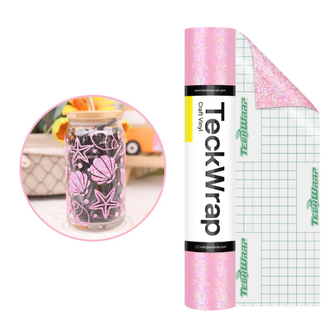 Colorful Pearl Pink Vinyl / Vinil Perlado Rosa Viniles Teckwrap