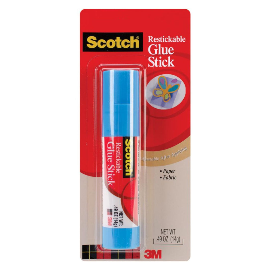 Repositionable Glue Stick / Pegamento En Barra Reposicionable Adhesivos / Pegamentos Scotch