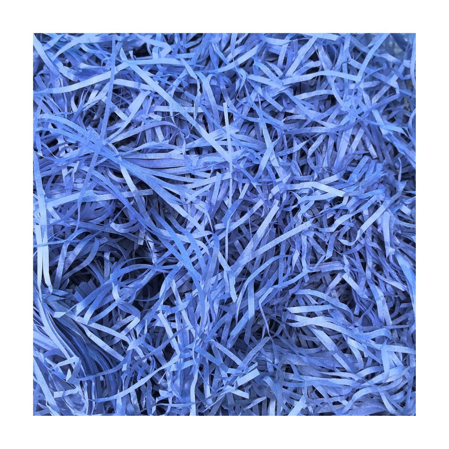 Papel China En Tiras Color Azul Aciano Fiestas Hobbees