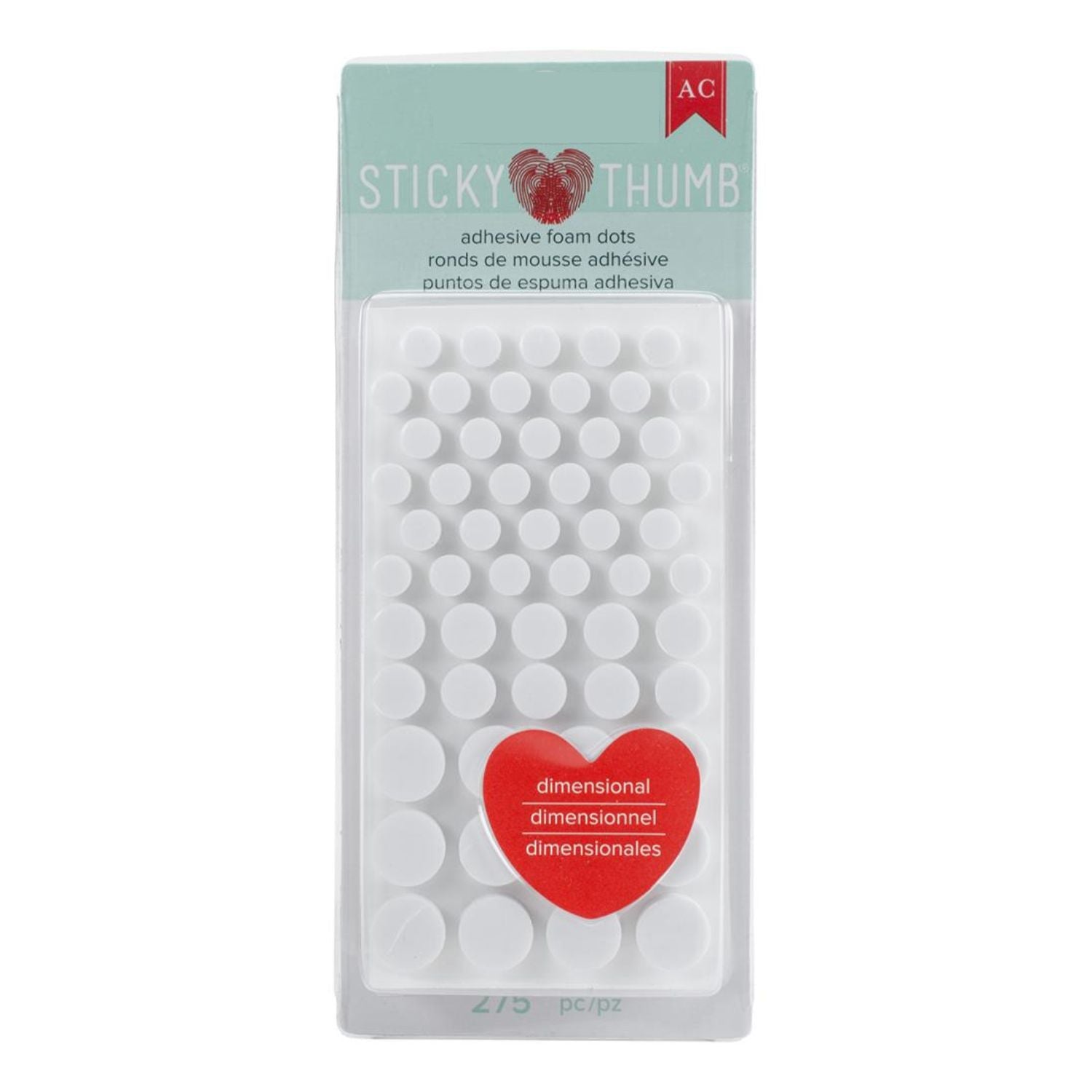 Adhesive Foam Dots / Puntos de Espuma Adhesiva Adhesivos / Pegamentos American Crafts