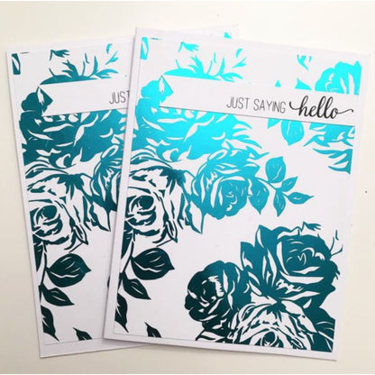 Foil para Tinta Toner Aqua 3m. Foil Reactivo Angie Guerra