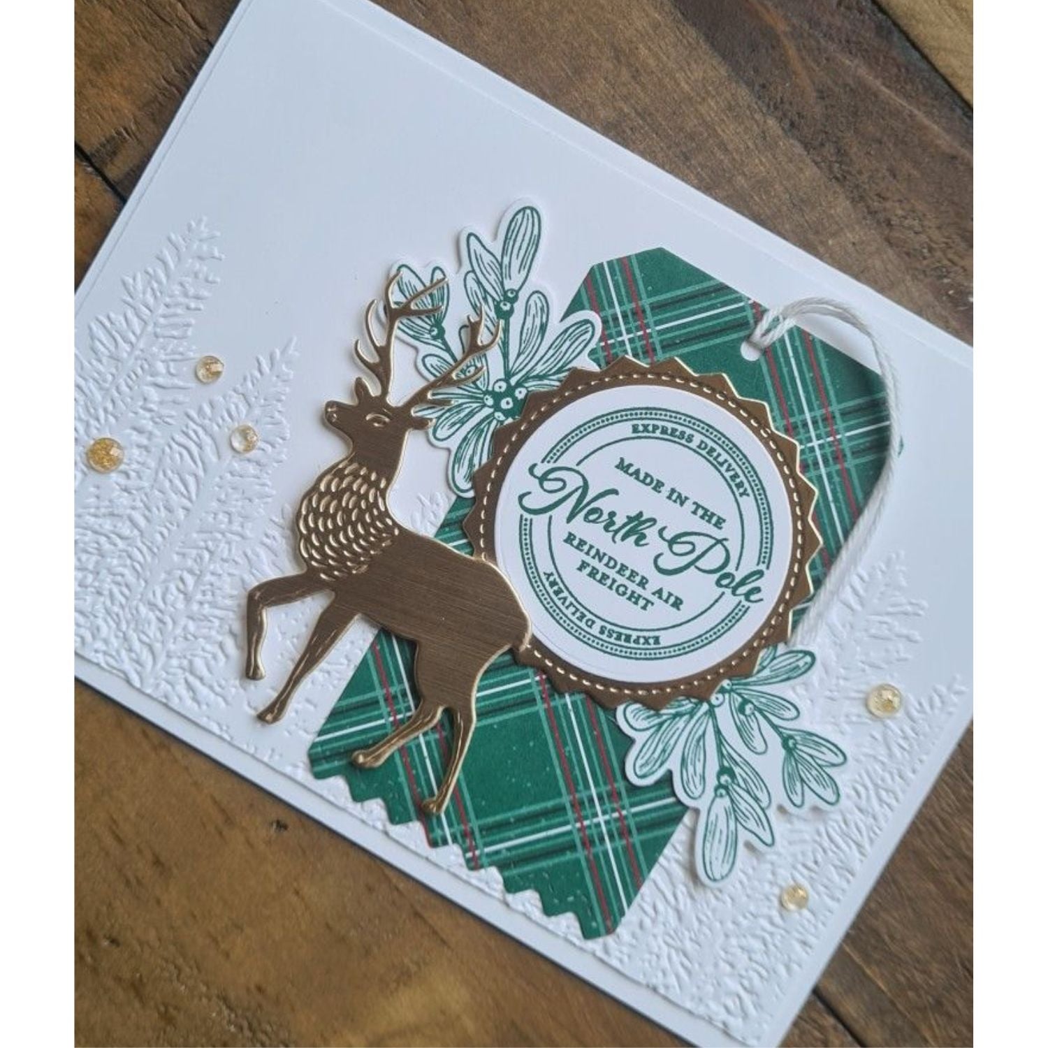 Suaje de Reno y Pinos Dados de Corte / Suajes / Troqueles Hobbees