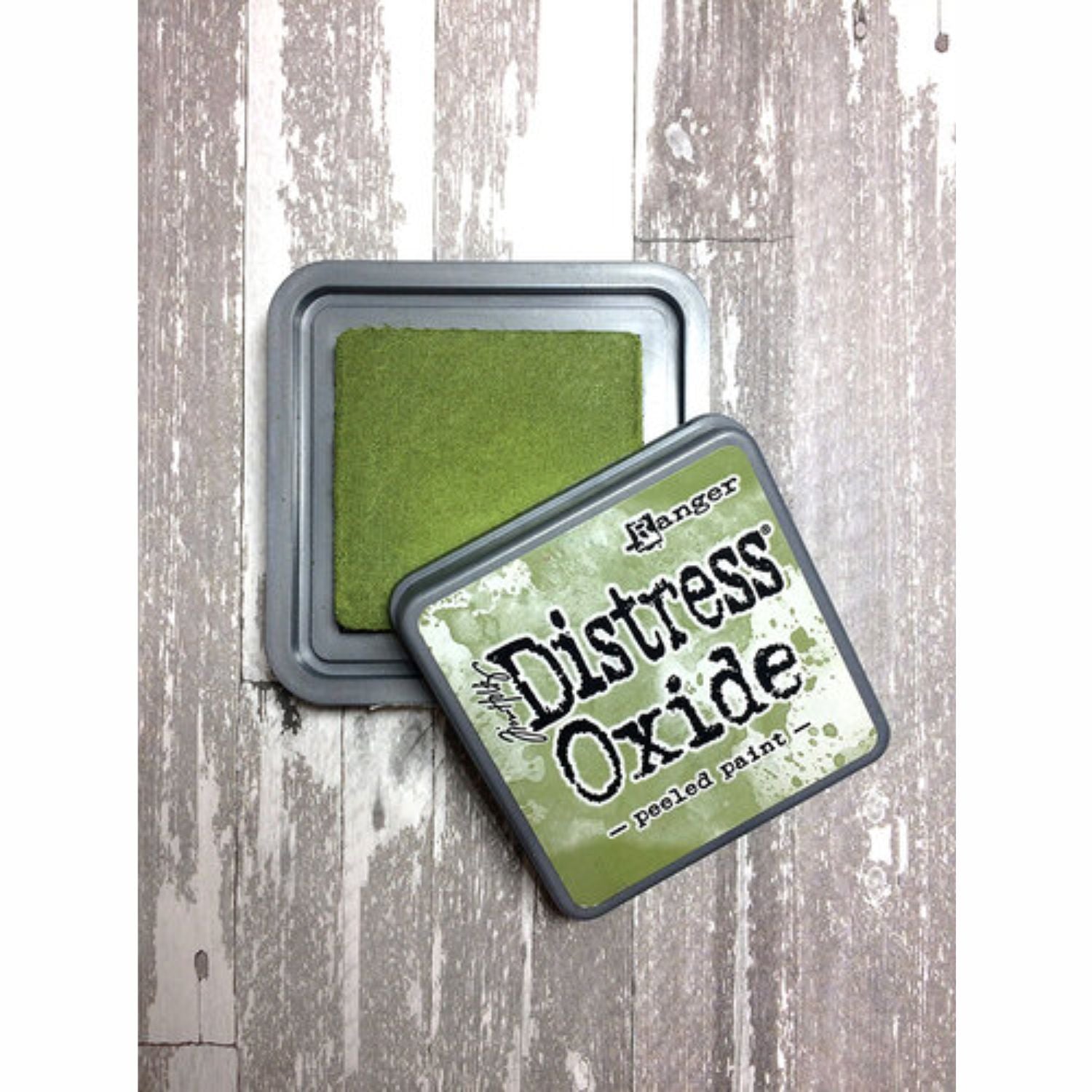 Tim Holtz Distress Oxide Peeled Paint / Cojin de Tinta Efecto Oxidado Verde Seco Tintas Ranger