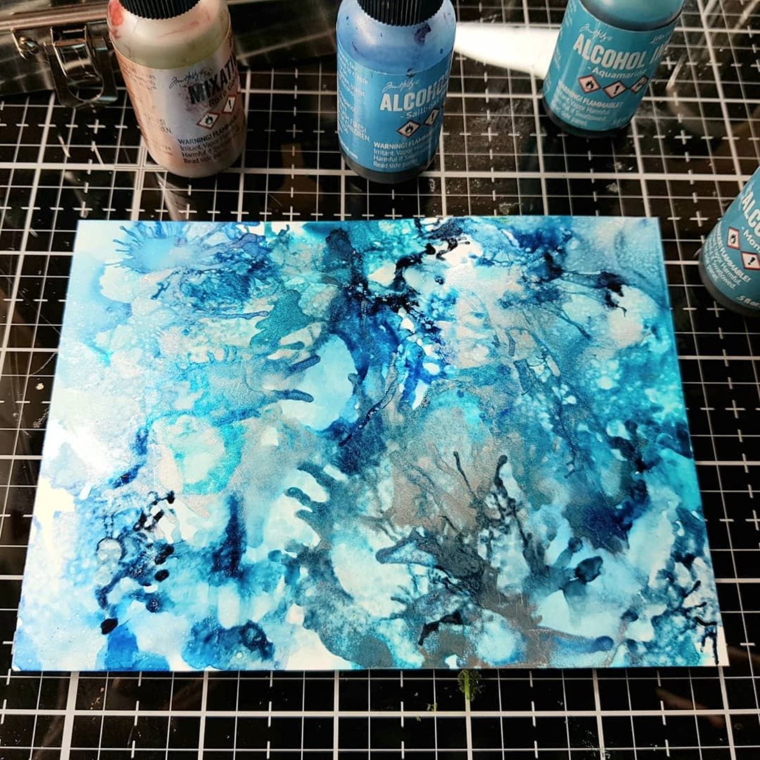 Tim Holtz Alcohol Indigo / Tinta al Alcohol Indigo Tintas al Alcohol Ranger