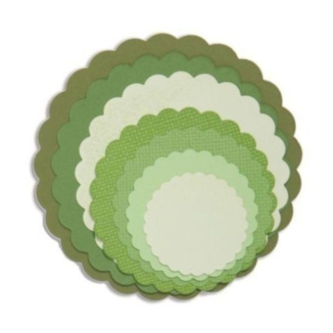 Framelits Rounded Scallops Circles / Suaje de Corte CÃrculos con Onditas Dados de Corte / Suajes / Troqueles Sizzix