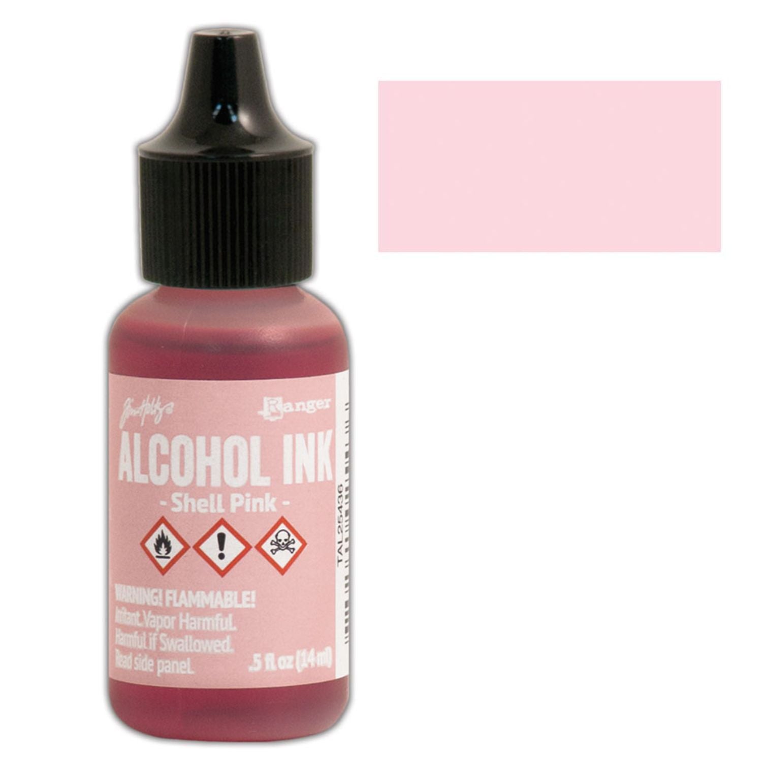 Tim Holtz Alcohol Shell Pink / Tinta al Alcohol Rosa Pálido Tintas al Alcohol Ranger