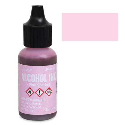 Tim Holtz Alcohol Pink Sherbet / Tinta al Alcohol Rosa Tintas al Alcohol Ranger
