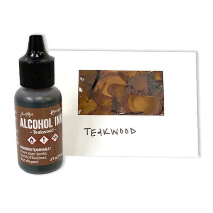 Tim Holtz Alcohol Ink Teakwood / Tinta al Alcohol Madera Tintas al Alcohol Ranger
