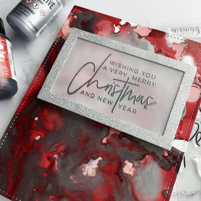 Tim Holtz Alcohol Ink Crimson / Tinta al Alcohol Carmín Tintas al Alcohol Ranger