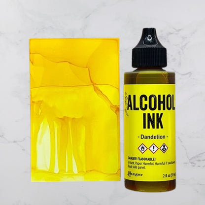 Tim Holtz Alcohol Ink Dandelion / Tinta al Alcohol Amarillo Tintas al Alcohol Ranger