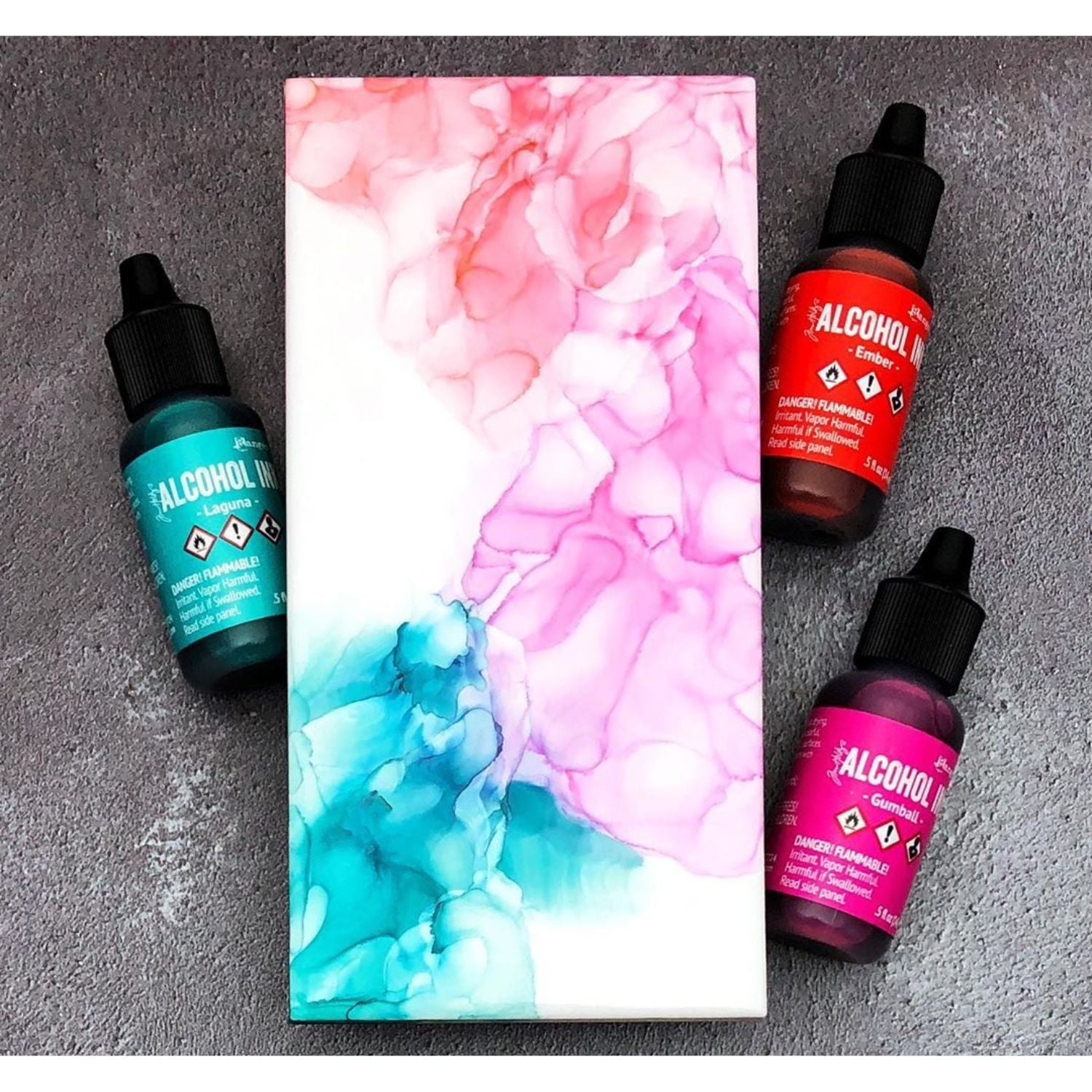 Tim Holtz Alcohol Ink Gumball / Tinta al Alcohol Rosa Chicle Tintas al Alcohol Ranger