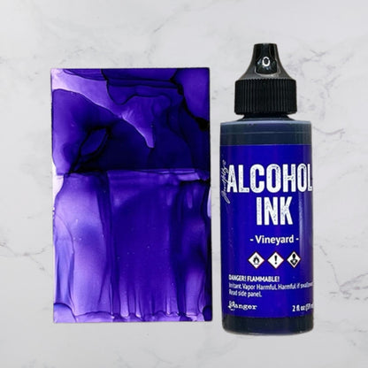 Tim Holtz Alcohol Ink Vineyard / Tinta al Alcohol Morado Tintas al Alcohol Ranger