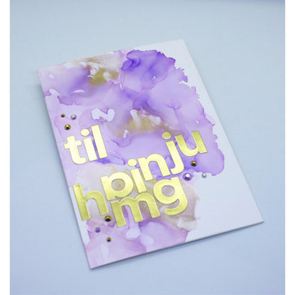 Tim Holtz Alcohol Pearls Villainous / Tinta al Alcohol Aperlada Morado Tintas al Alcohol Ranger