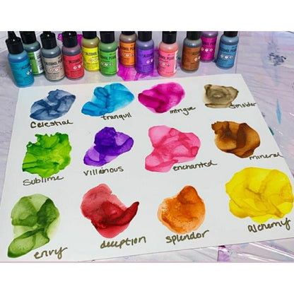 Tim Holtz Alcohol Pearls Splendor / Tinta al Alcohol Aperlada Naranja Tintas al Alcohol Ranger