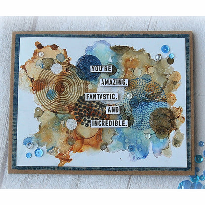 Tim Holtz Alcohol Pearls Celestial / Tinta al Alcohol Aperlada Azul Navy Tintas al Alcohol Ranger
