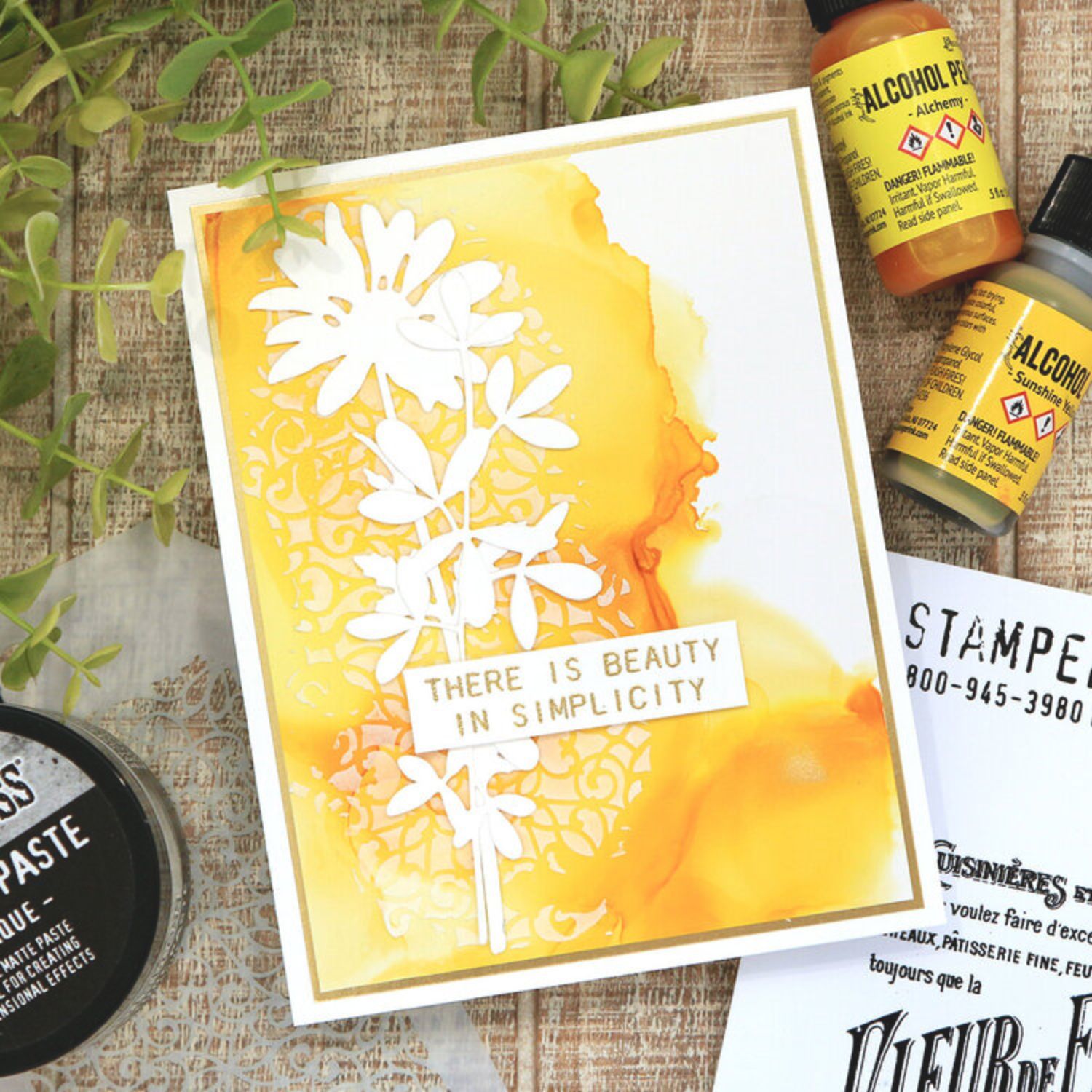 Tim Holtz Alcohol Pearls Alchemy / Tinta al Alcohol Aperlada Alquimia Tintas al Alcohol Ranger