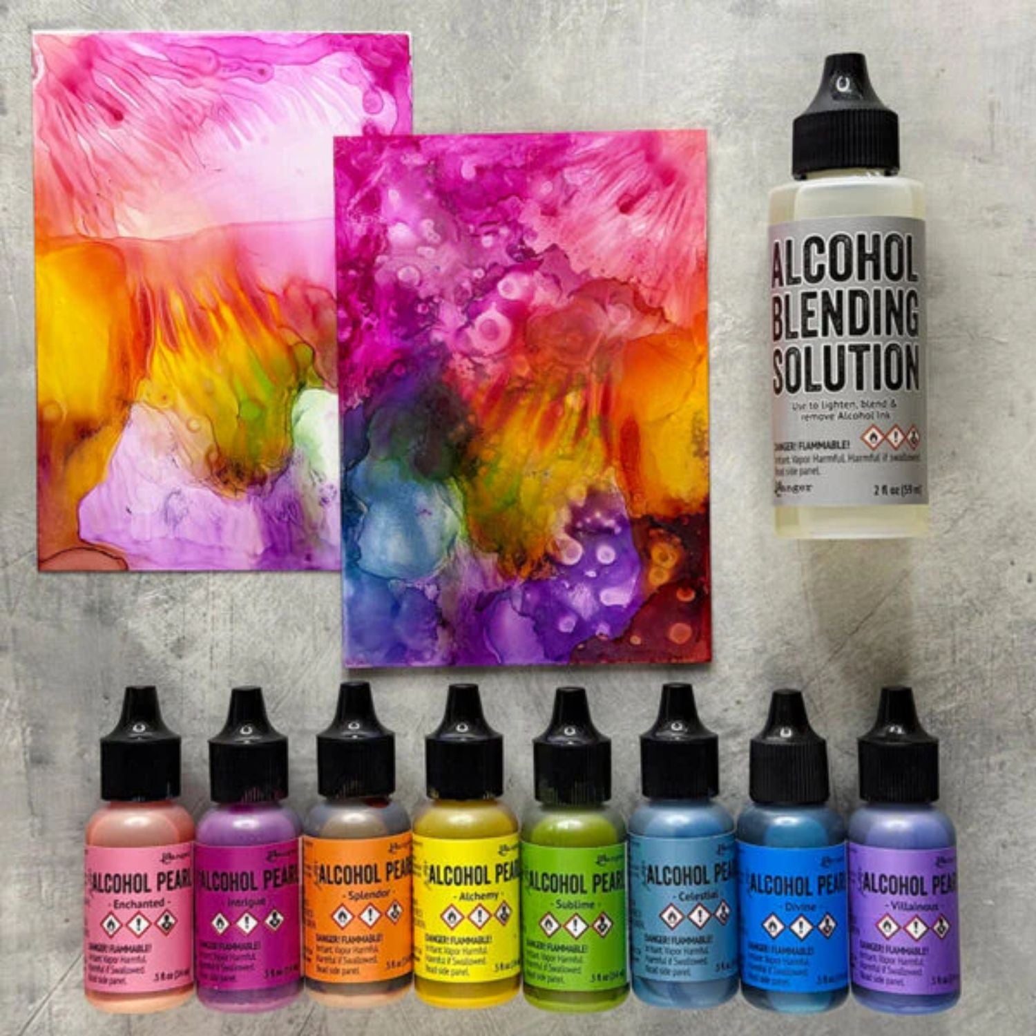 Tim Holtz Alcohol Pearls Alchemy / Tinta al Alcohol Aperlada Alquimia Tintas al Alcohol Ranger