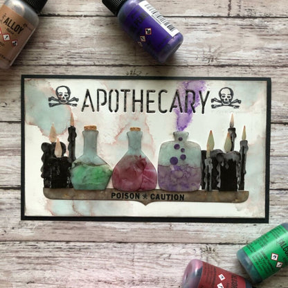 Tim Holtz Alcohol Pearls Scorch / Tinta al Alcohol Aperlada Ladrillo Tintas al Alcohol Ranger