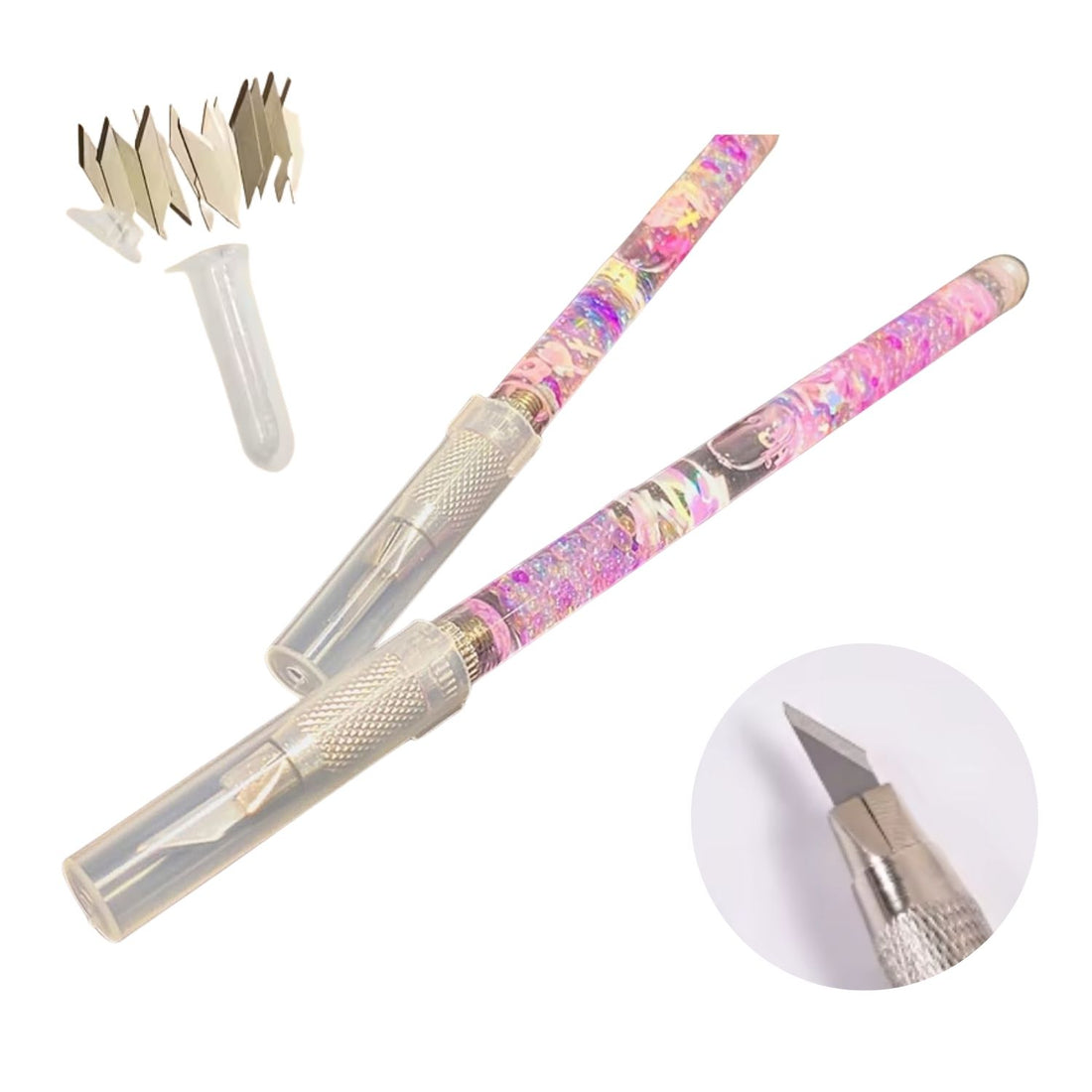 Pluma de Corte Pink Shake Tijeras / Cutters Hobbees