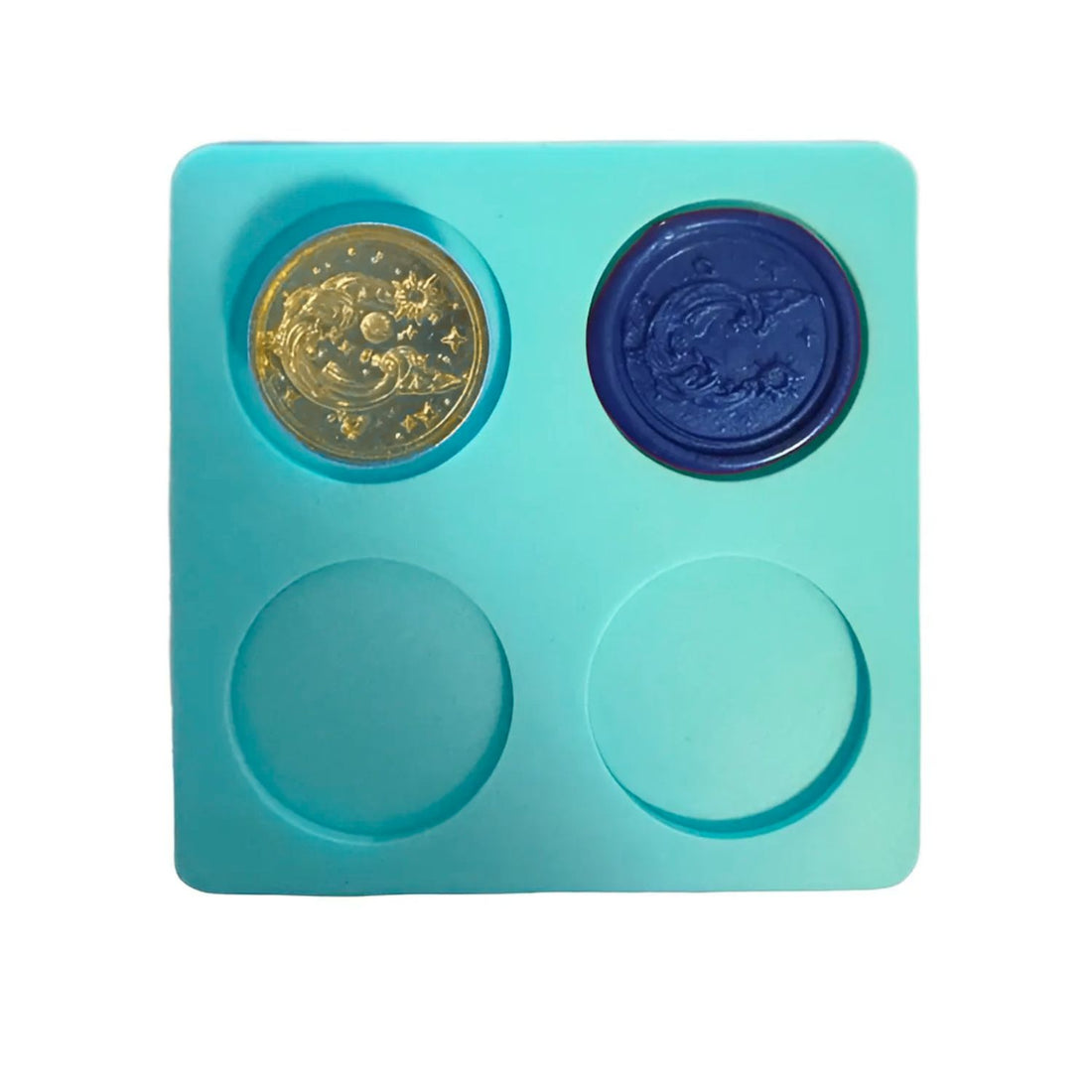 Molde de Silicon Para Sello de Lacre Aqua Herramientas Hobbees