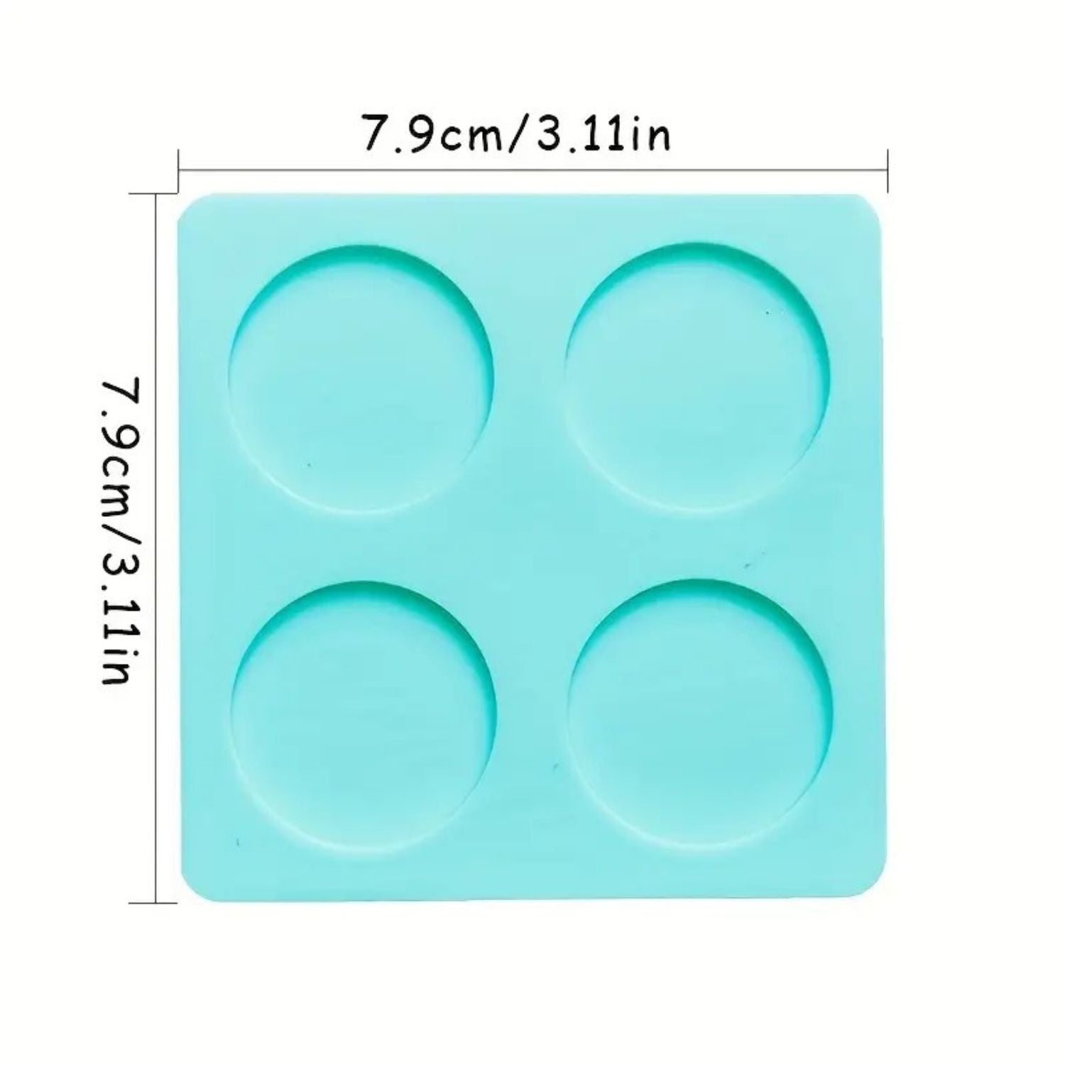 Molde de Silicon Para Sello de Lacre Aqua Herramientas Hobbees