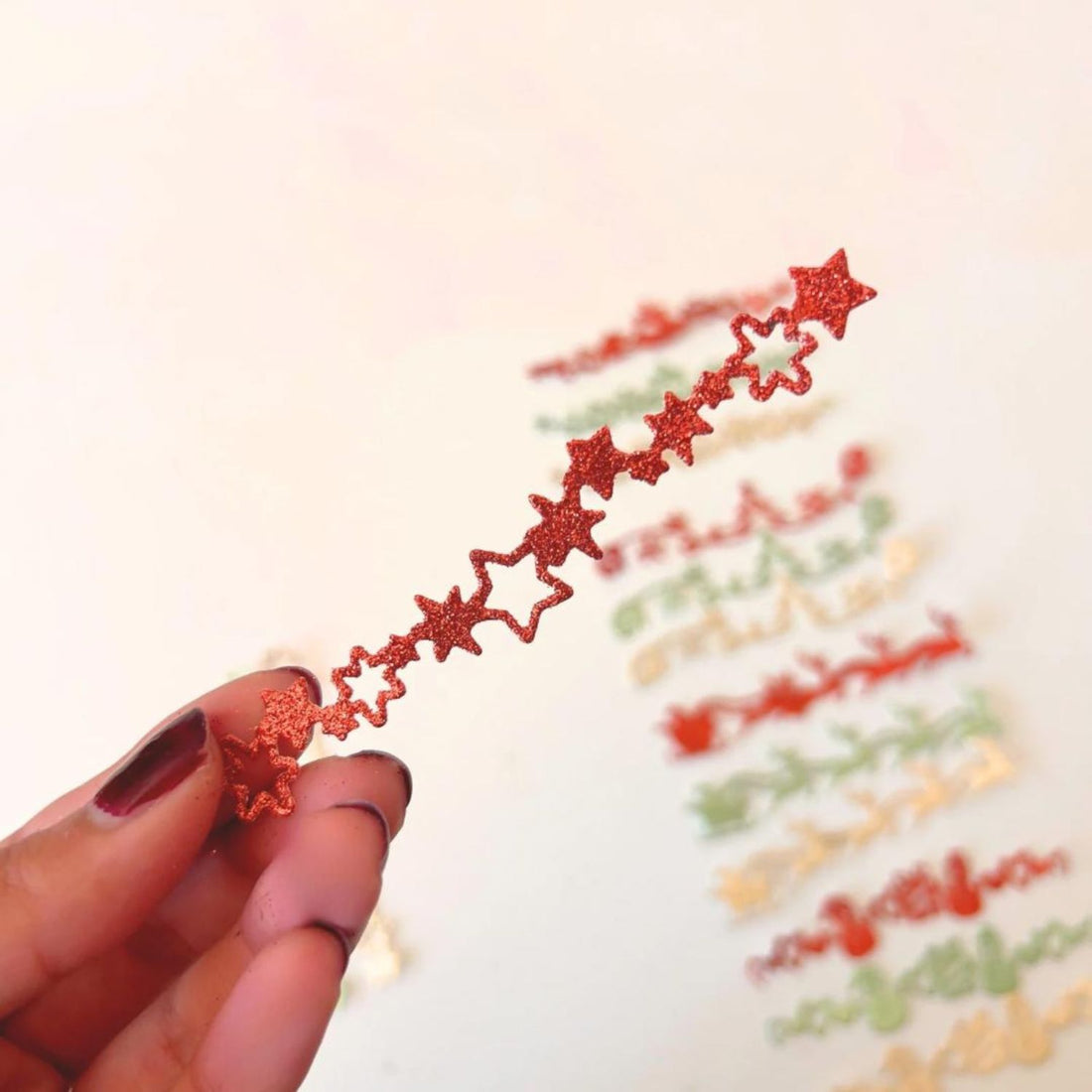 Set de Suajes o Troqueles Bordes Navideños