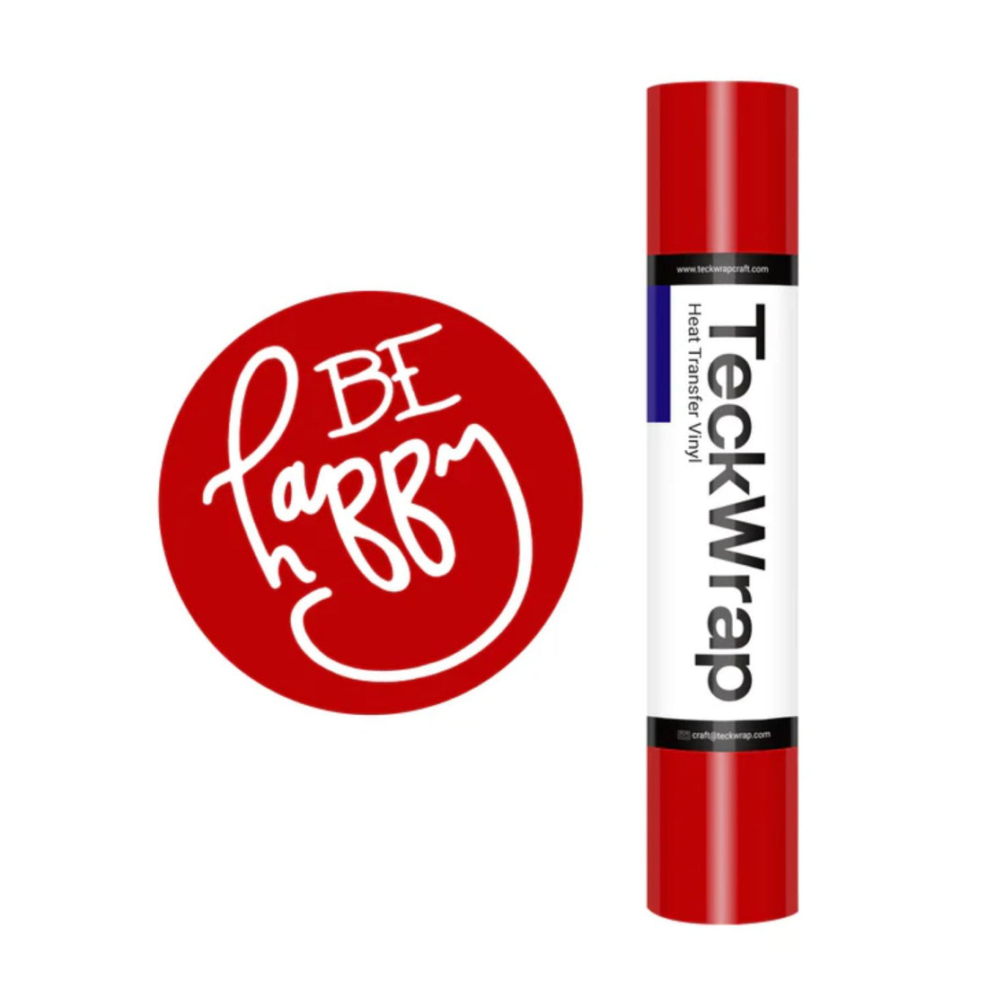 PU Heat Transfer Vinyl Red / Vinil De Transferencia De Calor Rojo Viniles Teckwrap