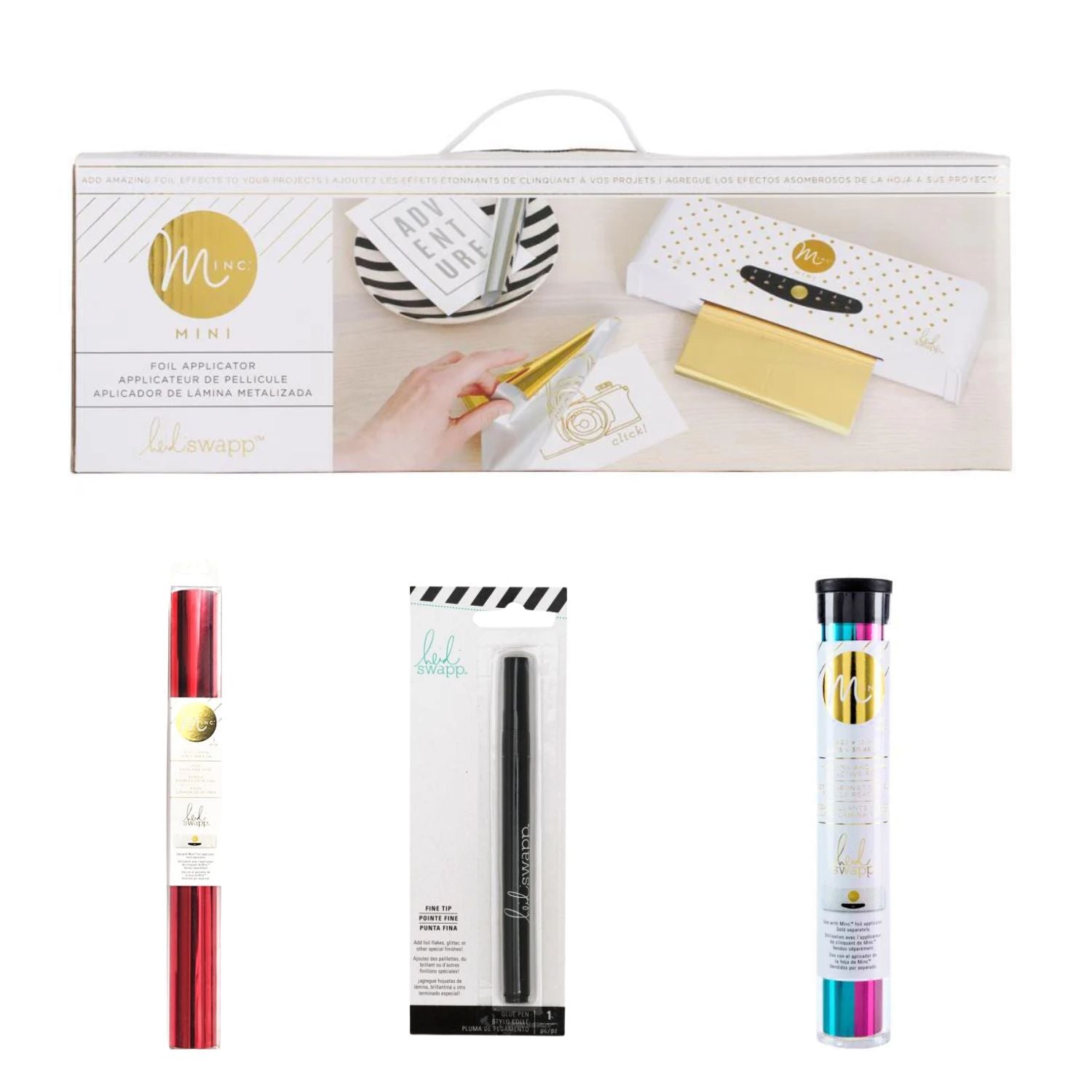 Mini Minc Foil Machine / Laminadora Aluminio + Complementos Minc Heidi Swapp