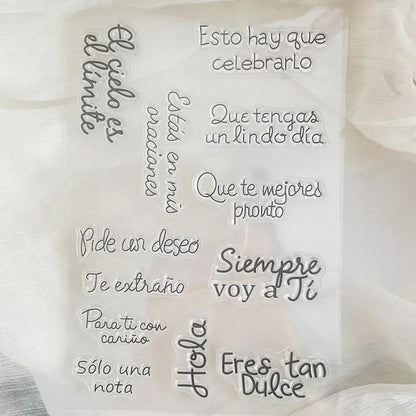 Set De Sellos El Cielo Es el Límite &amp; Frases Sellos Hobbees