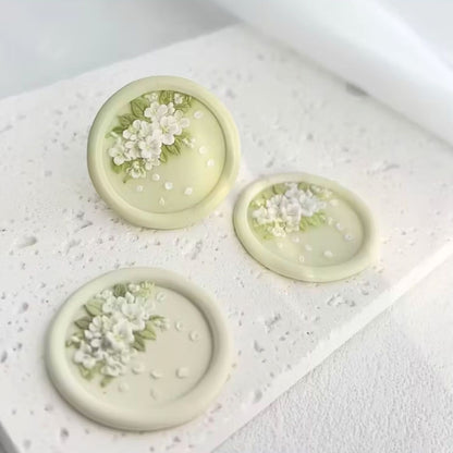 Sello para Lacre Flores Y Pétalos Sellos Hobbees