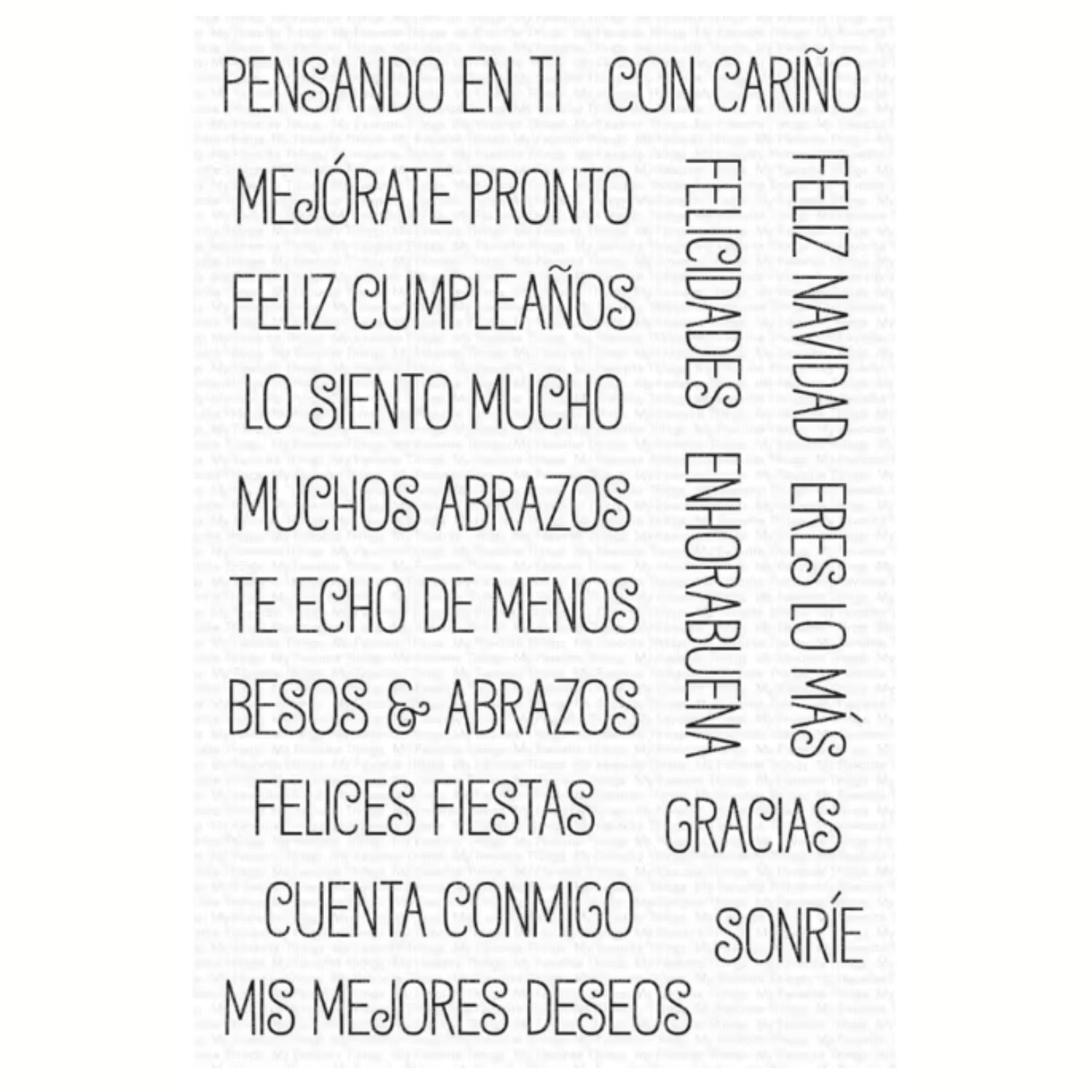 Set De Sellos Pensando En Ti &amp; Frases Sellos Hobbees