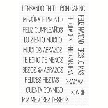 Set De Sellos Pensando En Ti &amp; Frases Sellos Hobbees