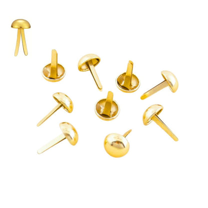 25 Brads Dorados Adornos / Embellishments Hobbees