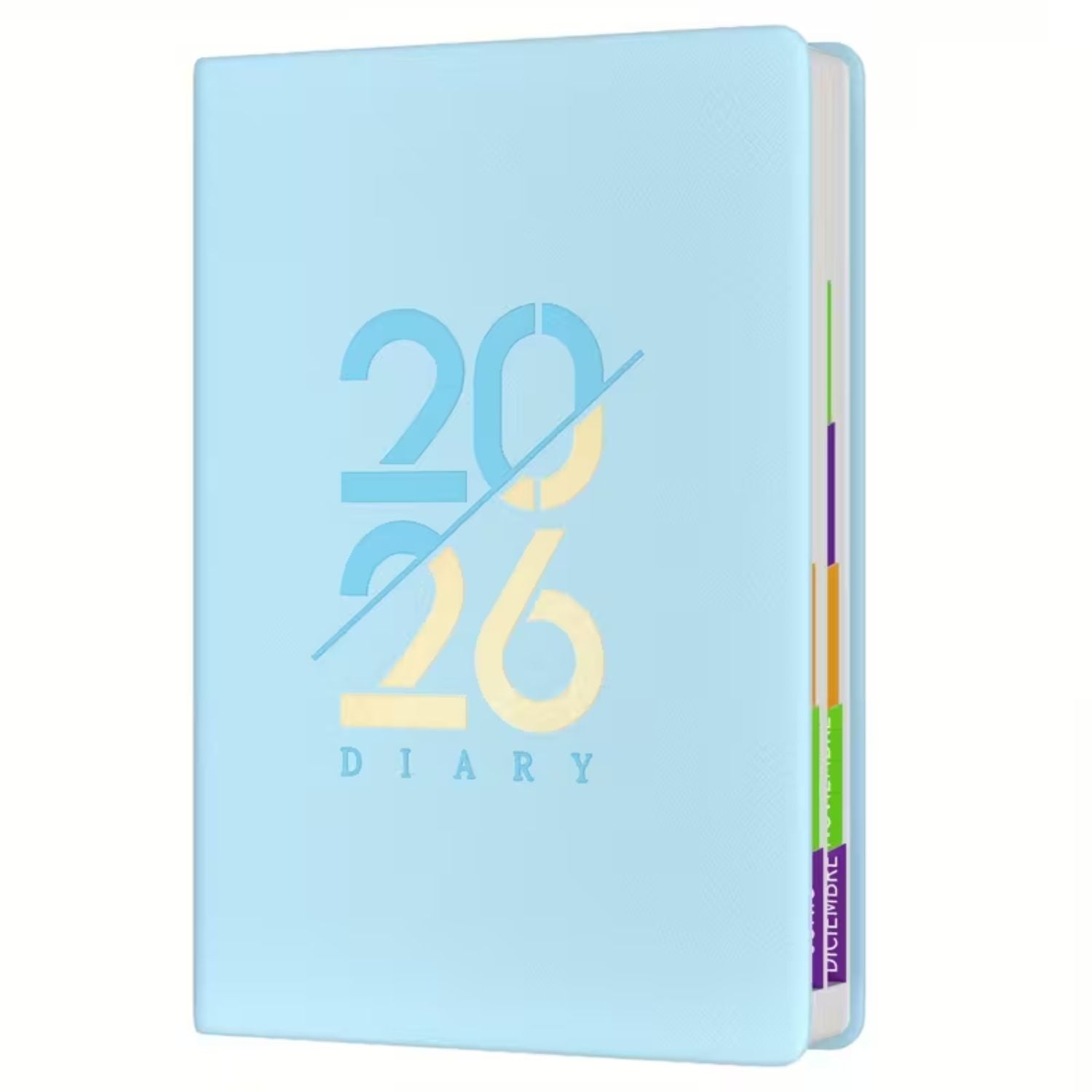 Agenda 2026 en Español Azul Pastel Agendas y Journals Hobbees