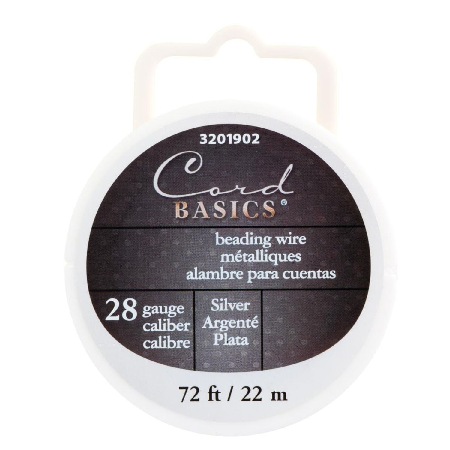 Beading Wire 28 Gauge Silver / Alambre Plateado Joyeria Calibre 28 Joyeria Cousin