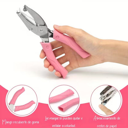 Cushioned Grip Hand Punch Heart 1/4" / Perforadora de Hoyitos de Corazón 0.6 cm Perforadoras Fiskars